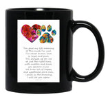 I Will See You Again Cat Kitty Memorial Art Black Coffee Mug - Black
