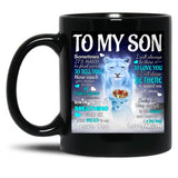 I Would Use My Last Breath To Say I Love You Black Coffee Mug