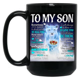 I Would Use My Last Breath To Say I Love You Black Coffee Mug