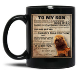 I'Ll Always Be With You Black Coffee Mug