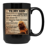 I'Ll Always Be With You Black Coffee Mug - Black