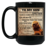 I'Ll Always Be With You Black Coffee Mug