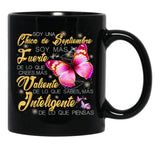I'M A September Girl Strong Brave Smart Black Coffee Mug - Black