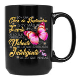 I'M A September Girl Strong Brave Smart Black Coffee Mug - Black