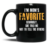 I'M Mom'S Favorite Black Coffee Mug