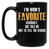 I'M Mom'S Favorite Black Coffee Mug