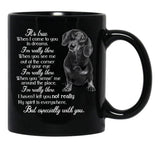 I'M Really There Black Coffee Mug - Black