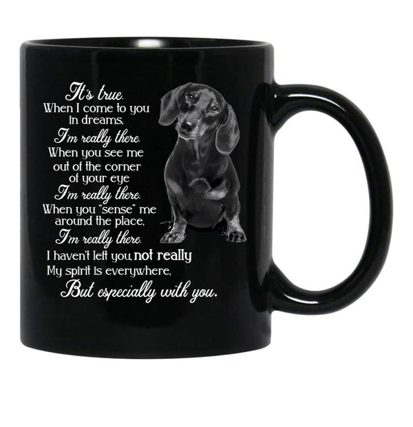I'M Really There Black Coffee Mug - Black
