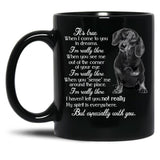 I'M Really There Black Coffee Mug