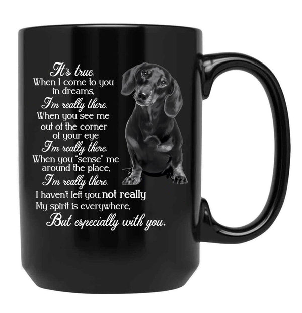 I'M Really There Black Coffee Mug - Black