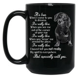 I'M Really There Black Coffee Mug