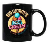 Ice Cream Enak Black Coffee Mug - Black