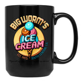 Ice Cream Enak Black Coffee Mug - Black
