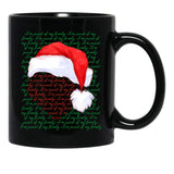 Im Proud Of Our Family Im Proud Of You Im Proud Of My Christmas Version Black Coffee Mug - Black