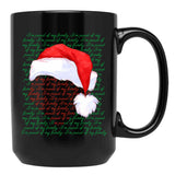 Im Proud Of Our Family Im Proud Of You Im Proud Of My Christmas Version Black Coffee Mug - Black