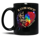 In Loving Memory I Miss You Black Coffee Mug