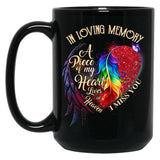 In Loving Memory I Miss You Black Coffee Mug