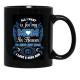 In The Sky Black Coffee Mug - Black