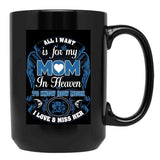 In The Sky Black Coffee Mug - Black