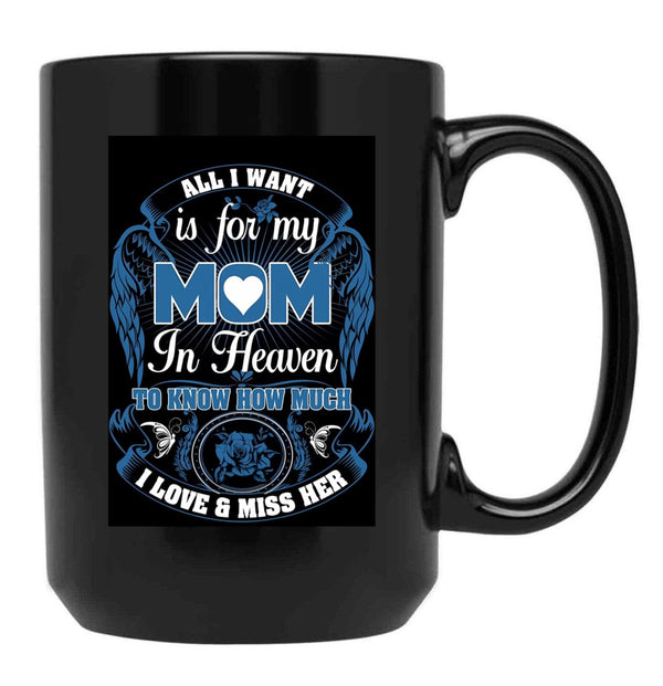In The Sky Black Coffee Mug - Black