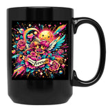 Inspiring Love Quotes - 135 Black Coffee Mug - Black