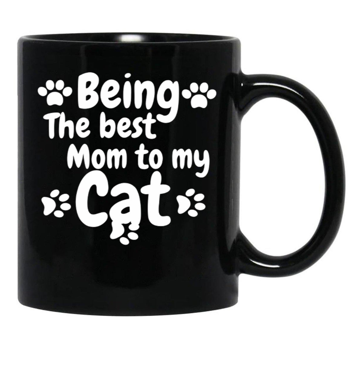 International Cat Day Cat Mom Cat Lover TMug Black Coffee Mug - Black