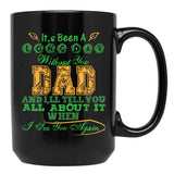 It'S Been A Long Day Without You Dad Black Coffee Mug - Black
