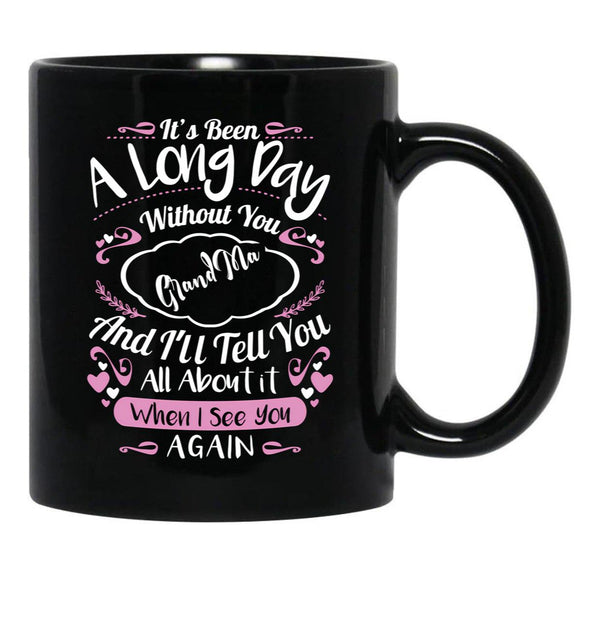 It'S Been A Long Day Black Coffee Mug - Black