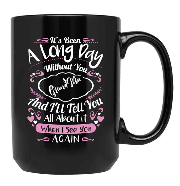 It'S Been A Long Day Black Coffee Mug - Black