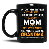 It'S Called Being A Mom Black Coffee Mug