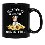 Jack Russell Black Coffee Mug - Black