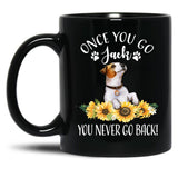 Jack Russell Black Coffee Mug