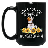 Jack Russell Black Coffee Mug