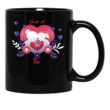 Just A Good Mom For All Moms Black Coffee Mug - Black