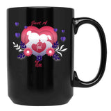 Just A Good Mom For All Moms Black Coffee Mug - Black